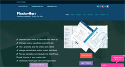 Desktop Screenshot of flexiwriters.com