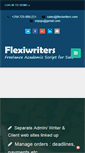 Mobile Screenshot of flexiwriters.com